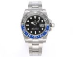 ROLEX GMT-Master II 904L Steel 3186 Movement Blue and Black Bezel Watch